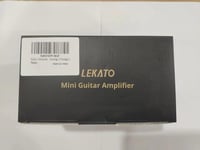 Lekato 10W Bluetooth E-gitár erősítő - Hordozható, újratölthető, 3 sávos EQ 8