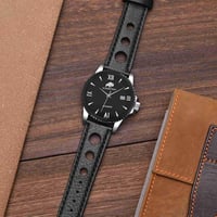 BISONSTRAP Rally Férfi Bőr Óraszíj 20mm Választható Szélességben - Prémium Minőségű Csereszíj Karórákhoz 2