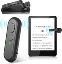 PUPINGPIG RF Távirányítós Lapozó Kindle, Kobo, Paperwhite E-olvasókhoz és Tabletekhez - Univerzális Oldalpörgető Fekete Olvasássegítő 1
