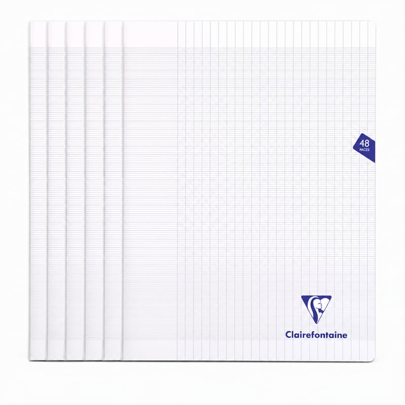 Set caiete Clairefontaine 303311C Mimeys A4+, 9 bucăți, 24 file, liniatură Seyes, culori asortate