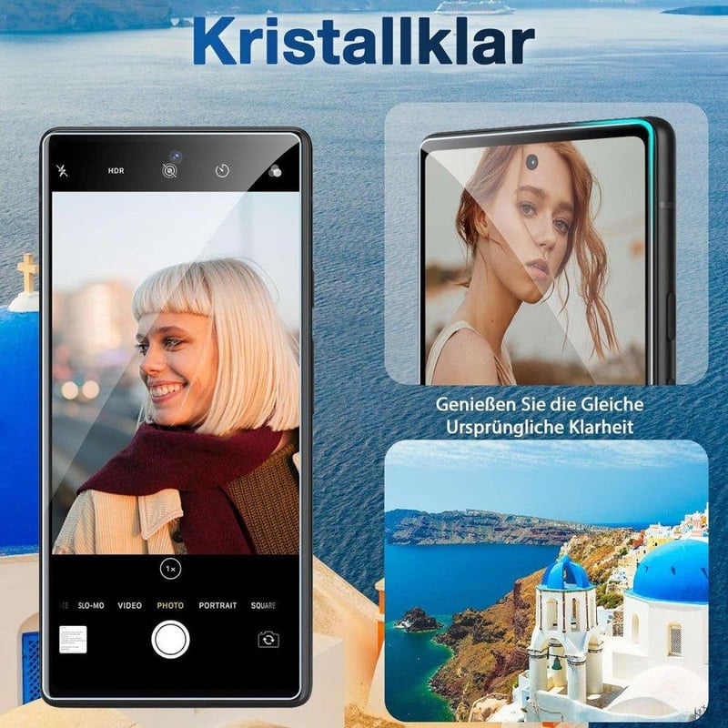 Google Pixel 6A edzett üveg védőfólia, 2 db, ujjlenyomatmentes