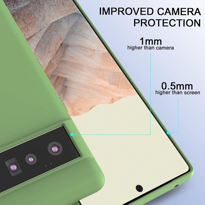 Google Pixel 6 Pro Zöld Védőtok Foluu Márkától