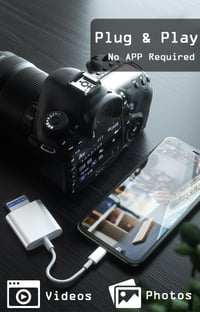 Oliveria 2 az 1-ben SD Kártyaolvasó iPhone/iPad Készülékekhez - Micro SD/SD Dual Slot, Egyidejű Töltés, Plug and Play, 4K Videó Támogatás 3