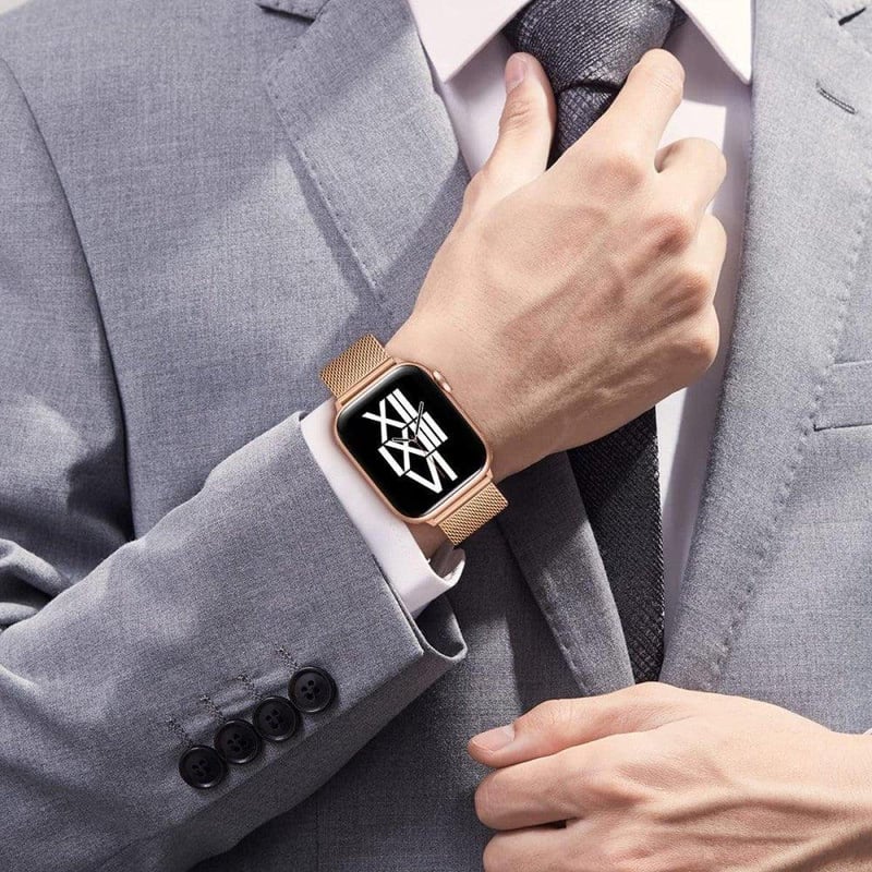 Apple Watch 42mm Arany Állítható Acél Szíj