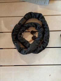 Zámok na bicykel Sportneer, 100 cm, 8 mm reťaz z tvrdenej ocele, kľúčový zámok na bicykel, motocykel, bránu alebo plot, čierny 2