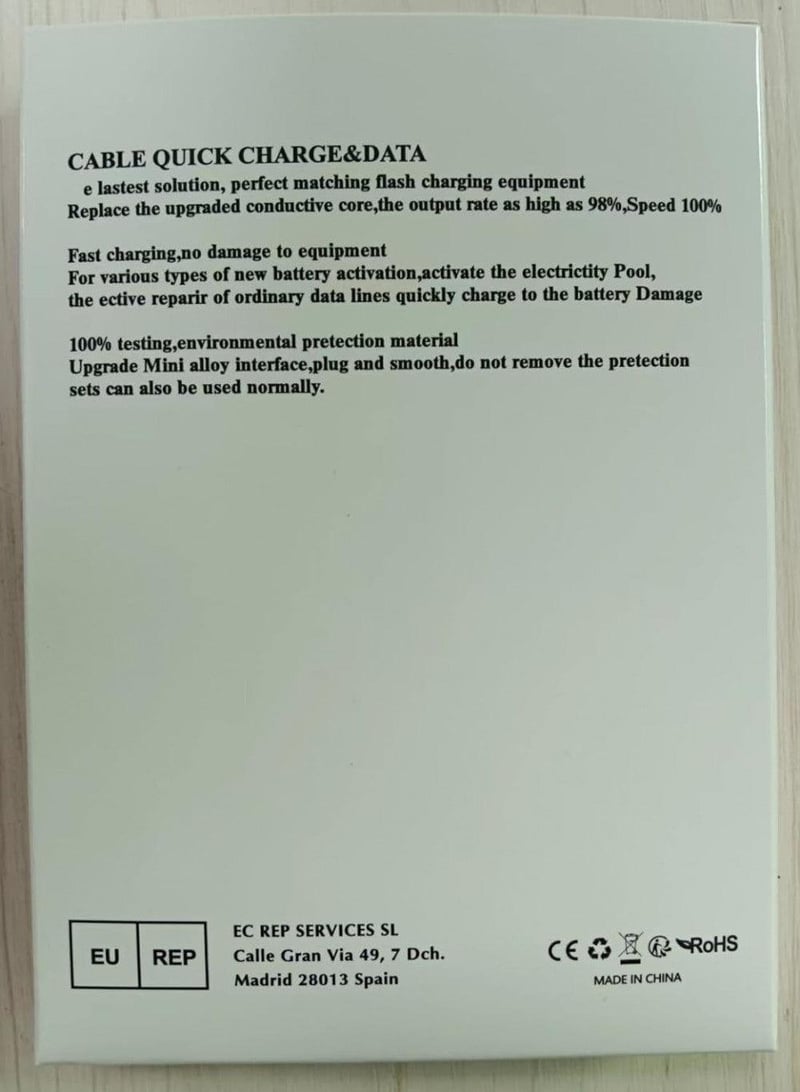 Samsung Galaxy USB-C gyorstöltő kábel, 3db 180cm-es szögben hajlított, nylon