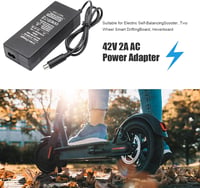 Yungeln 42V 2A Elektromos Roller Töltő - Xiaomi 1S M365 Pro, Ninebot ES1/ES2 Kompatibilis Adapter 5.5mm DC Csatlakozóval, 84W Gyorstöltő 7