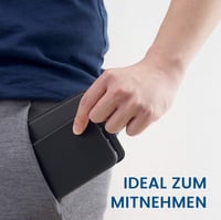 Perixx PERIBOARD-805 Ergo Bluetooth 5.1 Összehajtható Ergonomikus Billentyűzet, Ultravékony Hordozható, Sötétszürke, Német QWERTZ Kiosztás 5