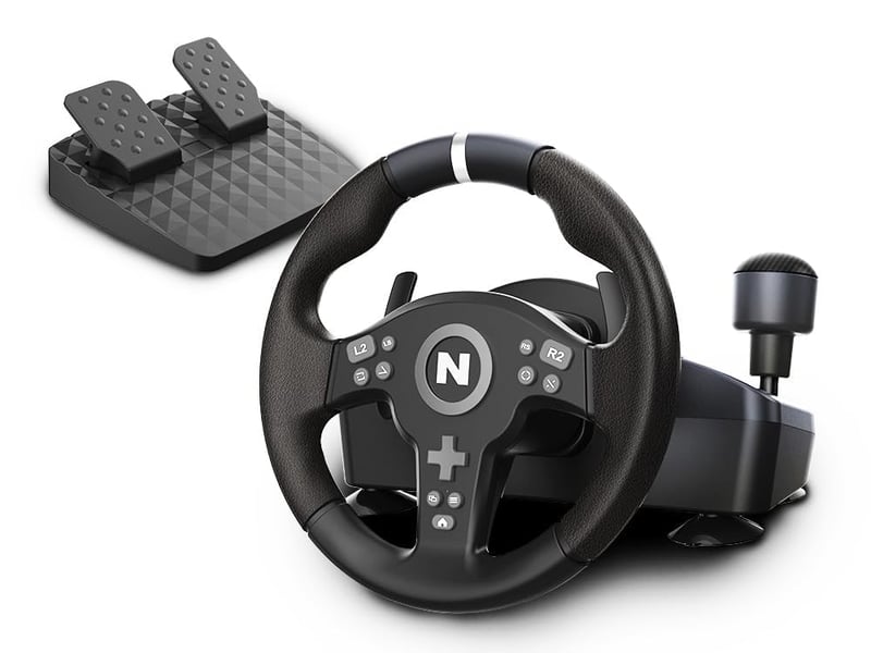 NITHO Drive Pro ONE V200 Versenyszimulátor Kormány és Pedál Szett 270° Forgásszöggel PC, PS4, Xbox One, Xbox Series X/S Platformokra, Beépít - Drive Pro V200