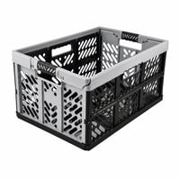 Cutie de depozitare pliabilă keeeper Ben, set de 2 bucăți, 54x37x28 cm, 45 l — cu defect, funcționalitate parțială: capacul cutiei este rupt (stare: vezi a 2-a fotografie) 1