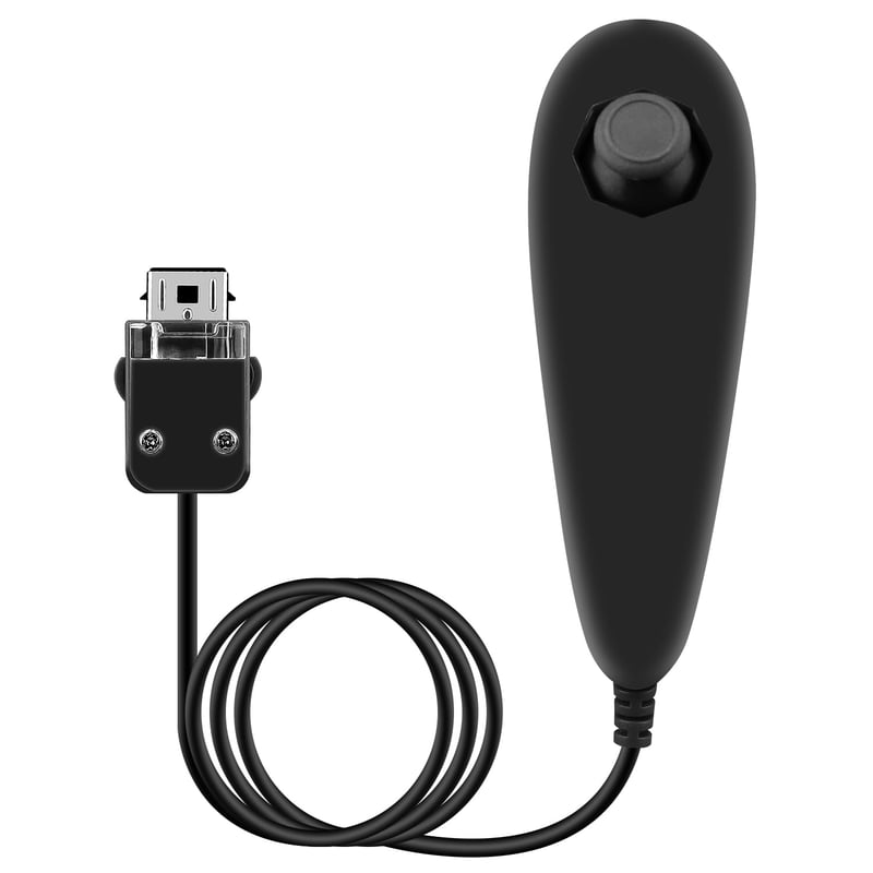 Nintendo Wii Vezetékes Nunchuck Mozgásérzékelős Kontroller - Fekete