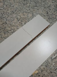 Comodă vidaXL Alb 102x35x55 cm PAL — defect, funcționează parțial: traversă și panou din spate deteriorate (stare: vezi a doua imagine) 2