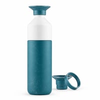 Termoska Dopper Insulated 580 ml, Green Lagoon – dvojstenná, nepriepustná, nehrdzavejúca oceľ — používaná (stav: pozri 2. obrázok) 1