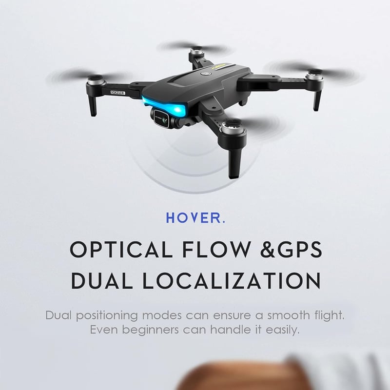 Goolsky LS-38 GPS Drón 6K Kamerával - 5G Wifi, Kefenélküli Motor, Stabilizált Gimbal, FPV Quadcopter, Intelligens Követés, 2 Akkumulátor, Há