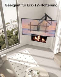 FORGING MOUNT TV Fali Tartó 37-75" Lapos/Ívelt TV-hez, 765 mm Hosszú Kar, 45 kg Teherbírás, Dönthető/Forgatható, VESA 600x400mm 6