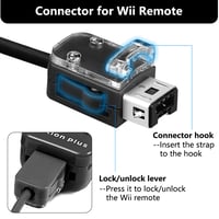 Nintendo Wii Vezetékes Nunchuck Mozgásérzékelős Kontroller - Fekete 3