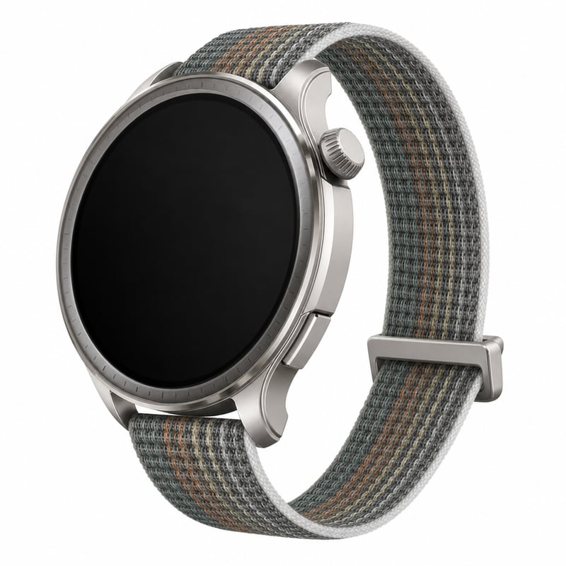 Inteligentné hodinky Amazfit Balance 46 mm sivé, GPS, NFC, 14-dňová výdrž batérie — chybné, na náhradné diely/opravu (stav: viď 2. obrázok)