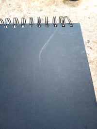Album cu spiră personalizabil Clairefontaine 95436C, 40 coli, 185 g/m², 21x24 cm — copertă zgâriată și pătată (stare: vezi a 2-a imagine) 2