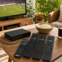 Set daljinskih upravljača: 1x univerzalni + 1x Tivùsat + 1x I-ZAP HD + 1x Humax 1