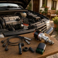 Start-up Rescue Kit: 1x kapa svjećice + 1x kabel + 1x razvodnik + 1x OBD2 čitač 1