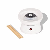vidaXL vattacukorgép 480 W fehér, 26 cm tálátmérő, hiányos (műanyagtál hiányzik), láthatóan — hiányos termék (állapot: lásd a 2. képet) 1