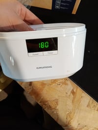 Grundig UC 6620 Ultrahangos Tisztító Időzítővel, 500 ml Tartály, 50 W, Kettős Hullámtechnológia, Beépített Óratartó, Fehér, Használt 4