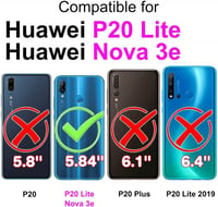 Huawei P20 Lite Prémium Bőr Flip Tok Állvánnyal és Kártyatartóval 2