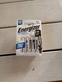 Lítiové ceruzkové batérie (AA) Energizer Ultimate Lithium, 1,5 V, odolné voči vytečeniu, životnosť 25 rokov, 3 ks (z originálneho balenia) 4