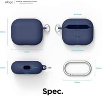 Apple AirPods 3 Kék Szilikon Tok - Vezeték Nélküli Töltés Kompatibilis 8