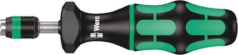 Wera Nyomatékcsavarhúzó 1,2-3,0 Nm Rapidaptor Gyorscserélő Tokmánnyal - Kézi Szerszám Precíziós Munkákhoz, Ezüst, 120g