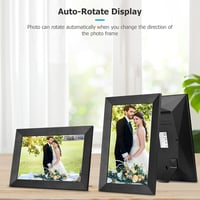 Camnoon 10.1" Digitális WiFi Képkeret 1080P Érintőképernyővel - 16GB Memória, IPS Kijelző, Automatikus Forgatás, Fotó/Videó/Zene Lejátszás 4