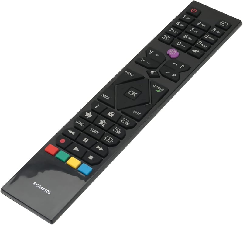 ALLIMITY Univerzális Távirányító Luxor, ITT, Sharp, Tucson TV-khez - Kompatibilis LED/LCD Modellekkel, 10m Hatótávolság, Ergonomikus
