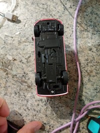 Kovový model obytného auta Kids Globe VW Transporter California, so spätným chodom — chýbajú jedny dvere (stav: pozri 2. obrázok) 4