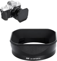 FUJIFILM XF 35mm f/1.4 R objektívhez JJC négyzetes fém napellenző 52mm-es szűrővel 1