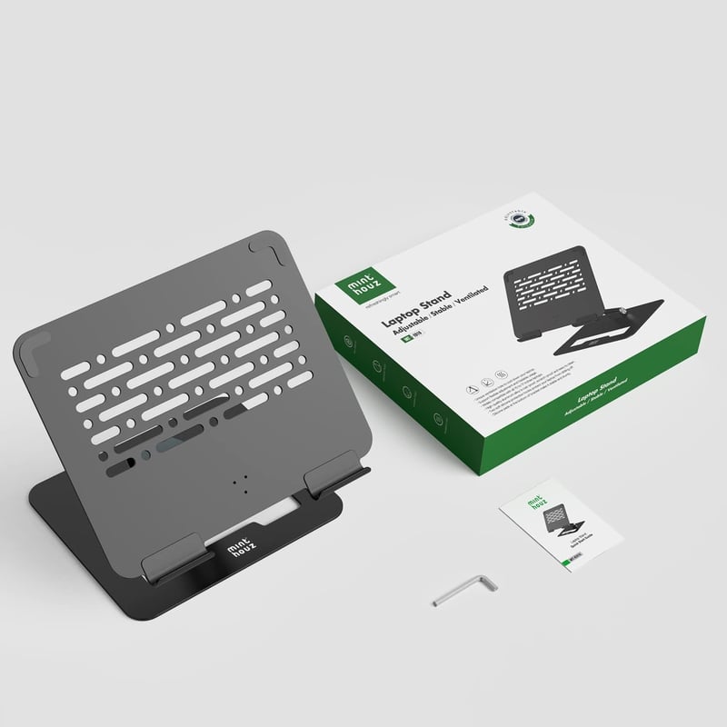 Minthouz állítható, összecsukható laptoptartó 10-17" MacBook, Dell, Lenovo, HP gépekhez