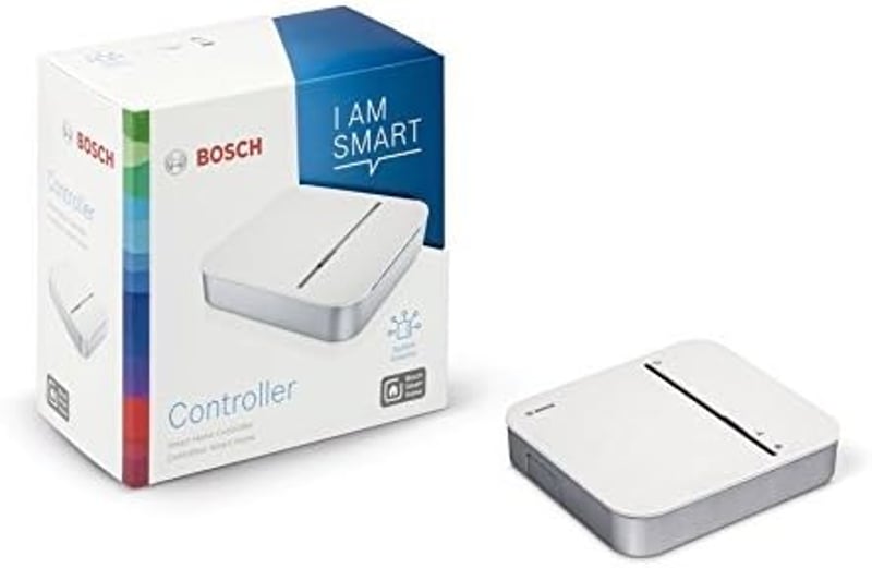 Bosch Smart Home Controller - Okosotthon rendszer központi vezérlőegysége, LCD kijelzővel, applikációval, fali rögzítéssel