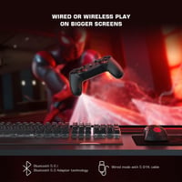 GameSir T3s Vezeték Nélküli Kontroller Windows PC/iOS/Android/Switch Eszközökhöz, Bluetooth Játékvezérlő Állítható Rezgéssel és 4 Fokozatú T 4