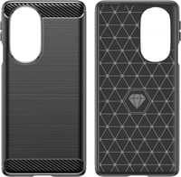 Motorola Edge+ 2022 Karbon Védőtok - Fekete, Ütésálló 6