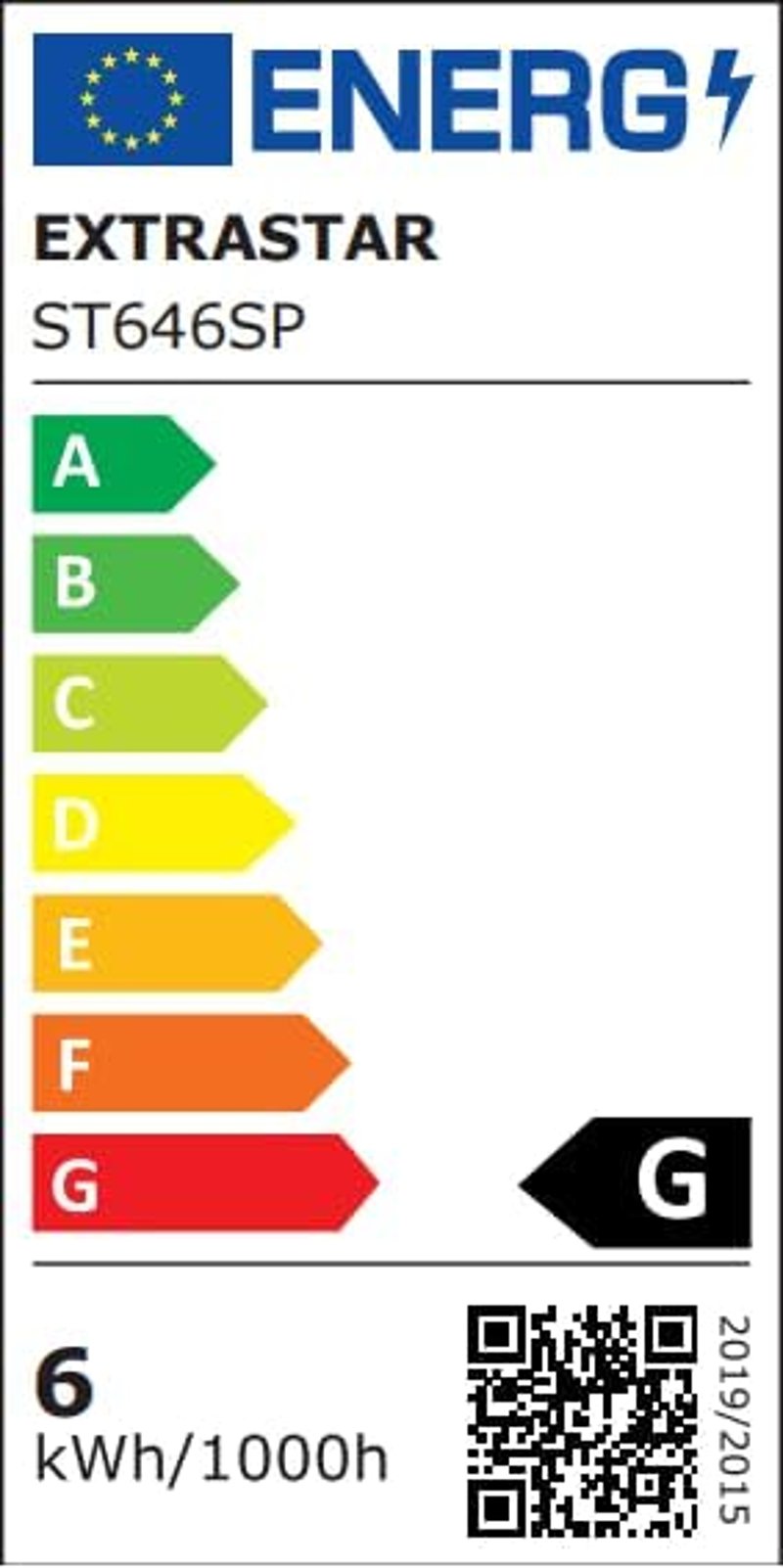 EXTRASTAR E27 LED Izzó Szett - Vintage Edison Filament Izzók, Meleg Fehér 2700K, 490lm, 6W (41W), Retro Dekoratív Lámpa, 3db