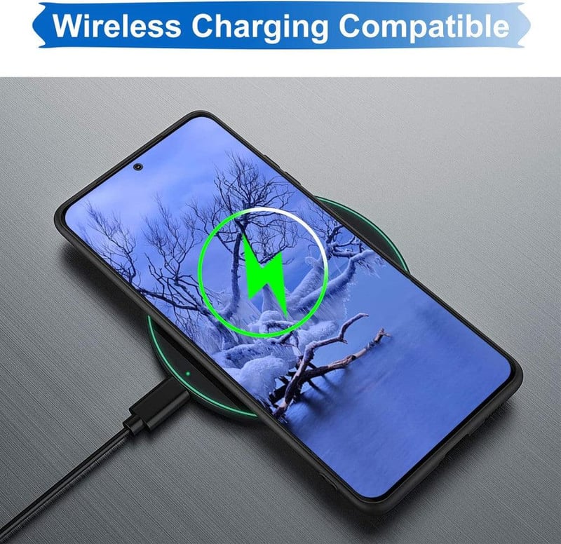 Samsung Galaxy S21 Ultra Matt Fekete Ütésálló Védőtok - Csúszásmentes TPU