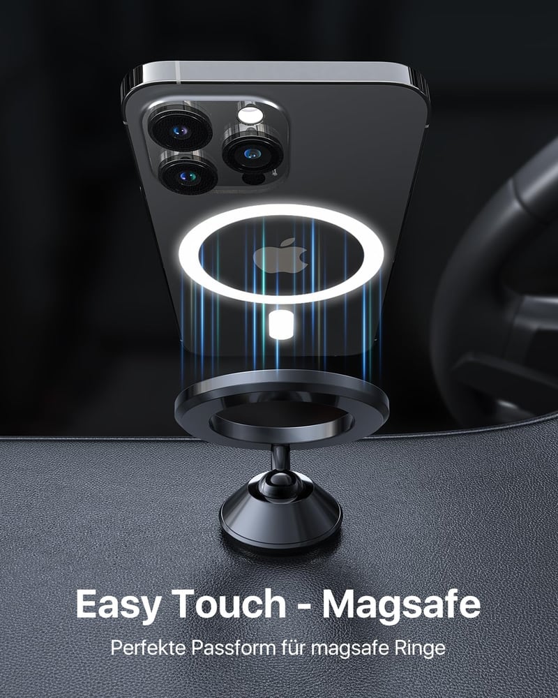 MagSafe Autós Tartó iPhone 15/14/13-hoz - Andobil N55 Pro Erős Mágnessel