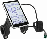 Fabater Elektromos Kerékpár LCD Kijelző 24V-60V Vízálló Nagy Képernyős Sebességmérő E-bike Számítógép 5 Pin 2
