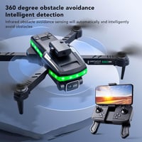 Fabater FPV Drón 4K HD Dupla Kamerával, WiFi 1080P Összecsukható Quadcopter Kezdőknek, Gesztus Vezérlés, Akkumulátor és Táska 7