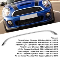Fabater Króm Elülső Rács Burkolat Mini Cooper R55 R56 R57 R58 R59 Kompatibilis 4