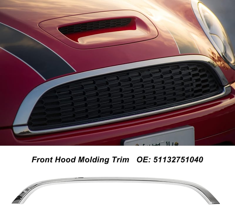 Fabater Króm Elülső Rács Burkolat Mini Cooper R55 R56 R57 R58 R59 Kompatibilis