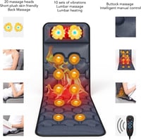 Fabater Teljes Testes Masszázsmatrac Fűtéssel - 10 Vibrációs Motorral, 9 Masszázsmóddal, Nyak, Hát, Comb és Láb Masszírozására

AI: I'll cre 3
