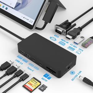 Microsoft Surface priključna stanica 11-u-1, s 4K HDMI, VGA i podrškom za tri zaslona