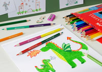 Faber-Castell 110312 Obojstranné farebné ceruzky, 12 ks, so strúhadlom 4