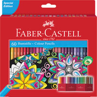 Faber-Castell 111260 Castle šesťhranné nelámavé farebné ceruzky - súprava 60 kusov 2