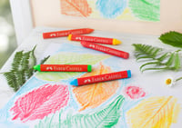Faber-Castell 120024 Set trokutastih voštanih bojica – 24 komada, živopisne boje, vodootporne – za predškolce i školarce 3